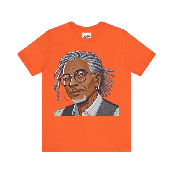 Stylish Elder with Locs T-Shirt - Image 37