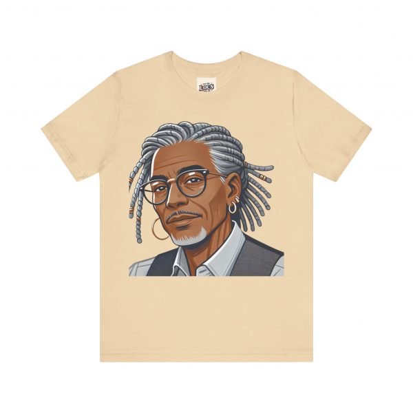 Stylish Elder with Locs T-Shirt - Image 49