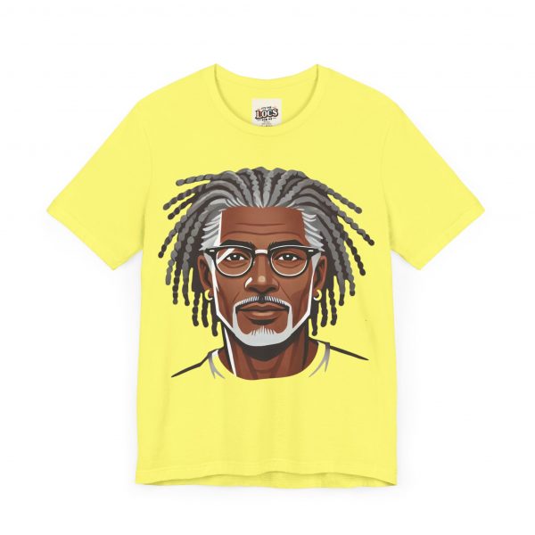 Stylish Elder with Locs T-Shirt - Image 63