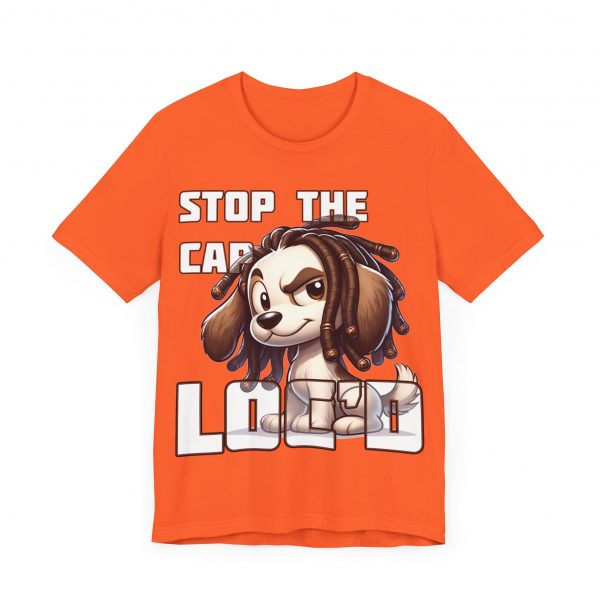 Stop the Cap Dreadlock Dog Graphic Tee - Unisex Humor and Style - Image 35