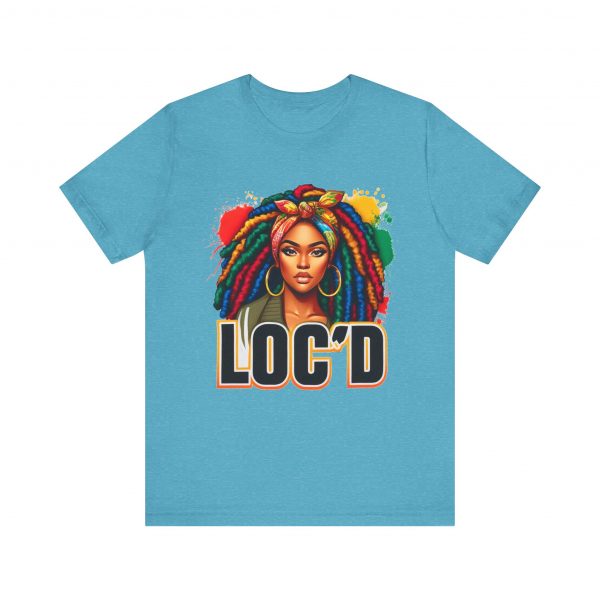 Colorful Loc'd girl splash T-Shirt - Image 37