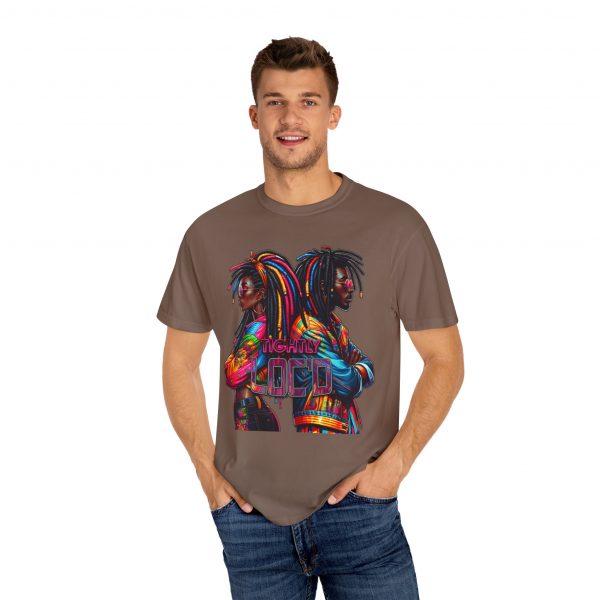 Embrace the Vibrance: Unisex 'Tightly Loc'd' Tee with Electrifying Afrocentric Design - Image 8