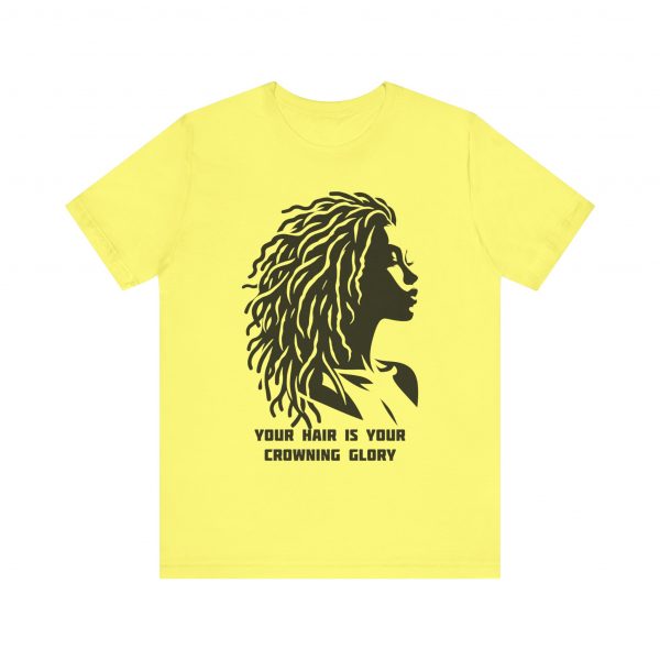 Your Hair is Your Crowning Glory T-Shirt - Locs Silhouette Design - Image 29