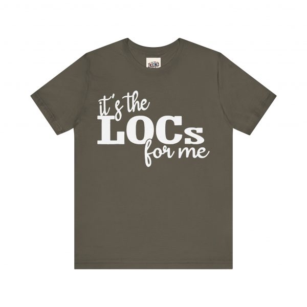 It's the Locs for Me T-Shirt - Multiple Colors Available white print - Image 5
