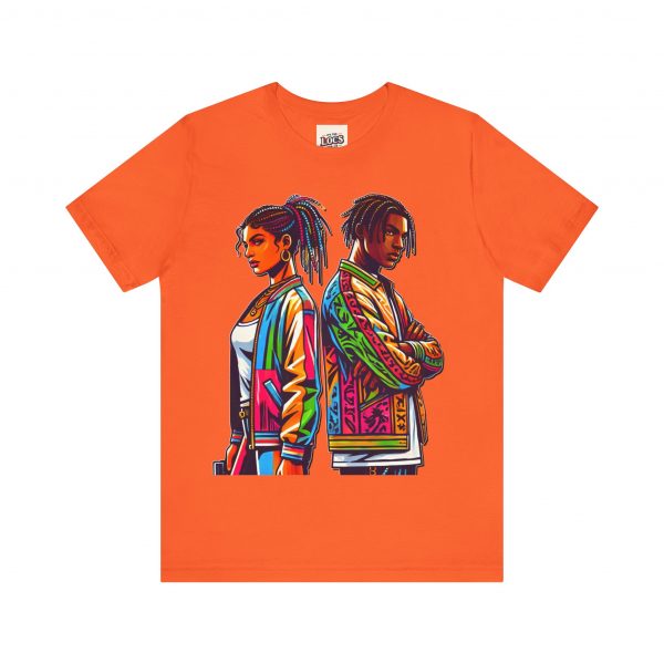 Vibrant Duo Locs T-Shirt – Bold and Beautiful - Image 41