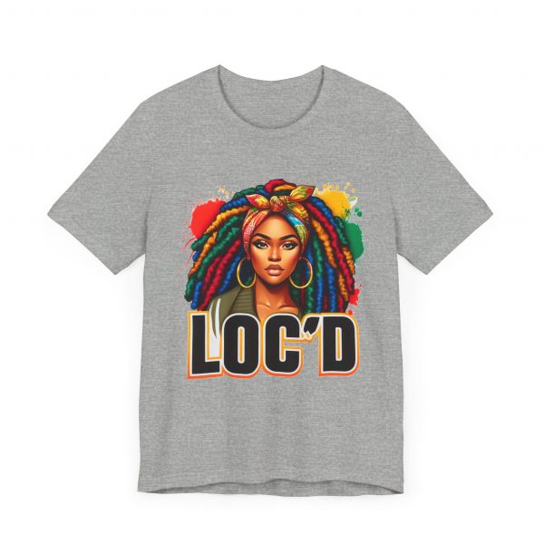 Colorful Loc'd girl splash T-Shirt - Image 59