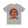 Empowering Woman with Locs White T-Shirt - Black Girl Art Tee, Afrocentric Fashion - Image 49