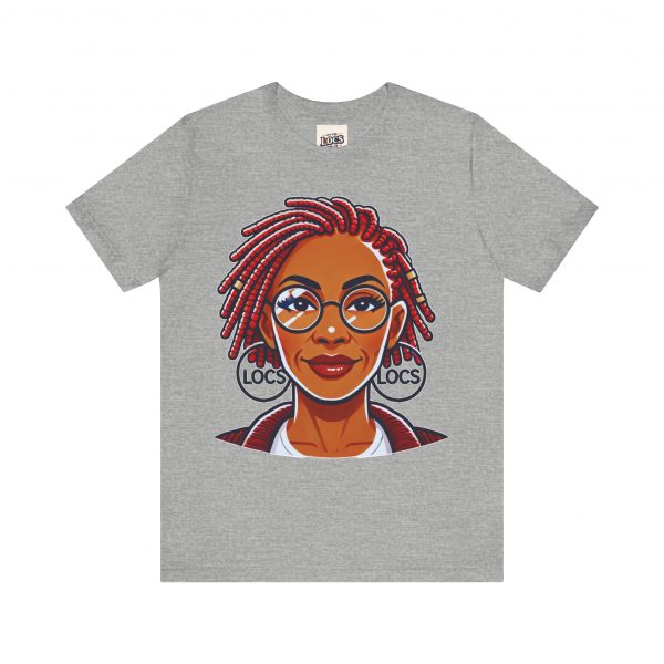 Empowering Woman with Locs White T-Shirt - Black Girl Art Tee, Afrocentric Fashion - Image 49