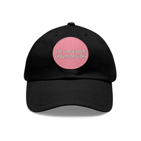Pink Cap with Round Patch | Locs of Wisdom | Crowns of Glory | Inspirational Design - Image 45