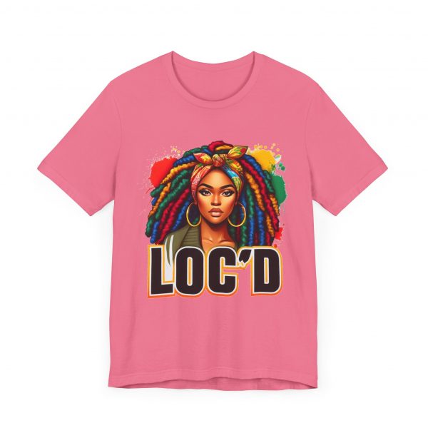 Colorful Loc'd girl splash T-Shirt - Image 63