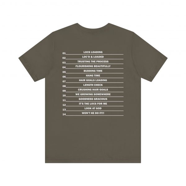Stylish "It's the Locs for Me" T-Shirt - Empowering Loc Lovers - Image 2