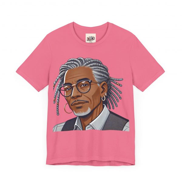 Stylish Elder with Locs T-Shirt - Image 71