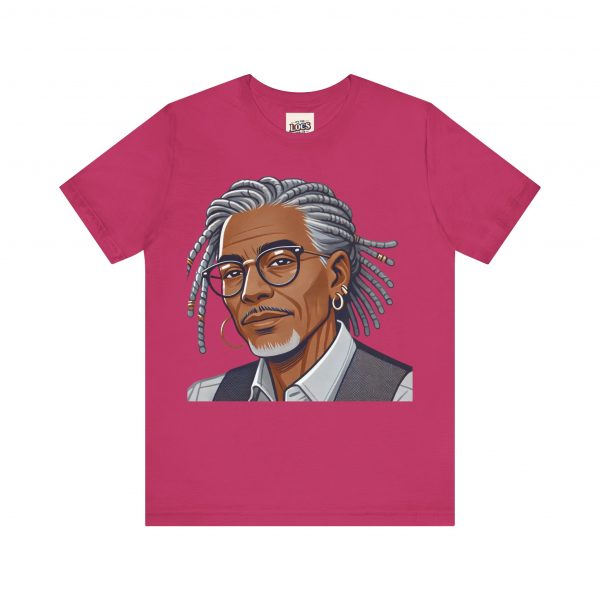Stylish Elder with Locs T-Shirt - Image 13
