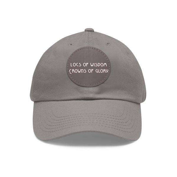 Pink Cap with Round Patch | Locs of Wisdom | Crowns of Glory | Inspirational Design - Image 85