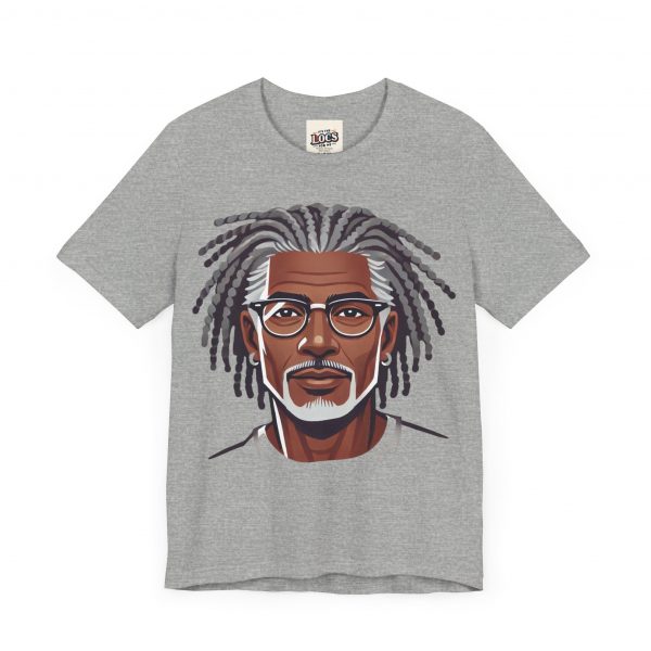 Stylish Elder with Locs T-Shirt - Image 11