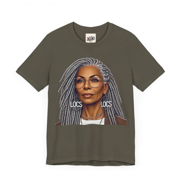 Empowering Woman with Locs T-Shirt - Black Girl Art Tee, Afrocentric Fashion - Image 7