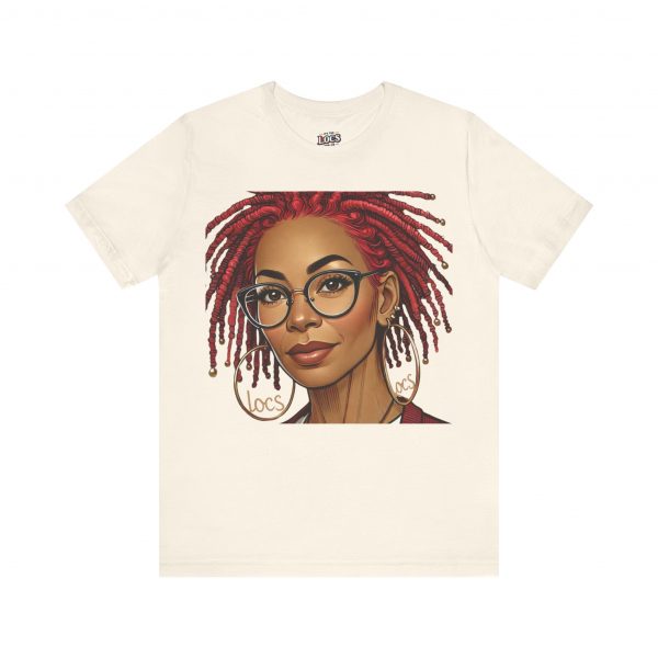 Empowering Woman with Locs White T-Shirt - Black Girl Art Tee, Afrocentric Fashion - Image 33