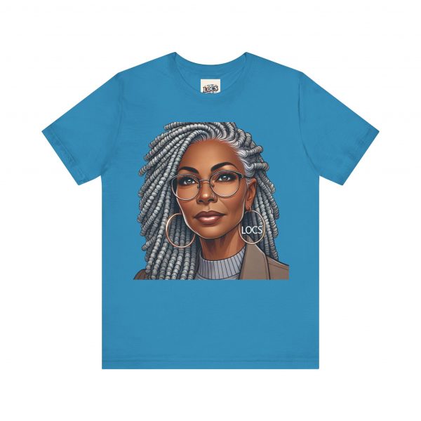 Empowering Woman with Locs T-Shirt - Black Girl Art Tee, Afrocentric Fashion