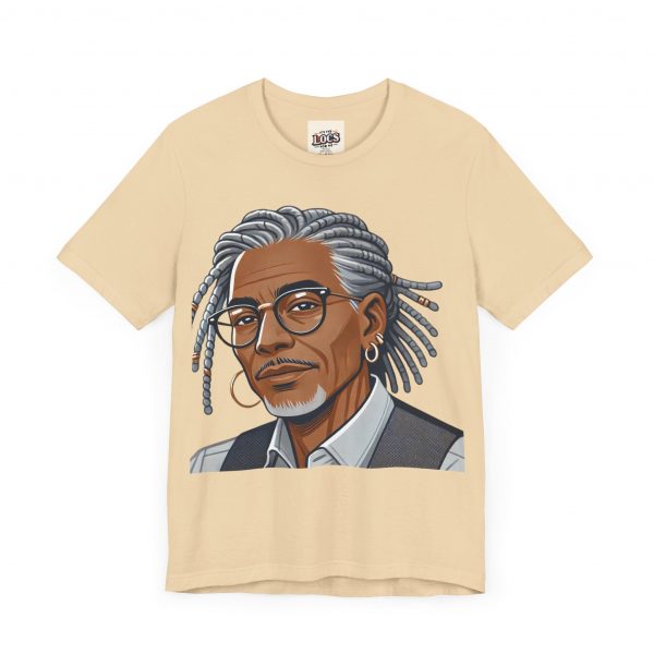 Stylish Elder with Locs T-Shirt - Image 51