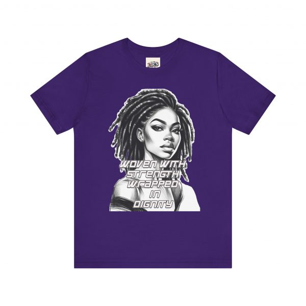 Dignity & Strength Locs Tee - Emblem of Empowerment - Image 25