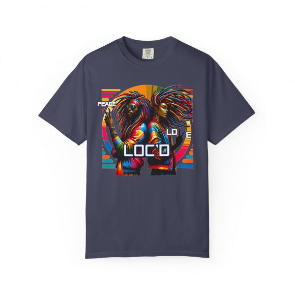 Peace Love Loc'd: Retro-Inspired Unisex Tee Celebrating Unity & Style - Image 37