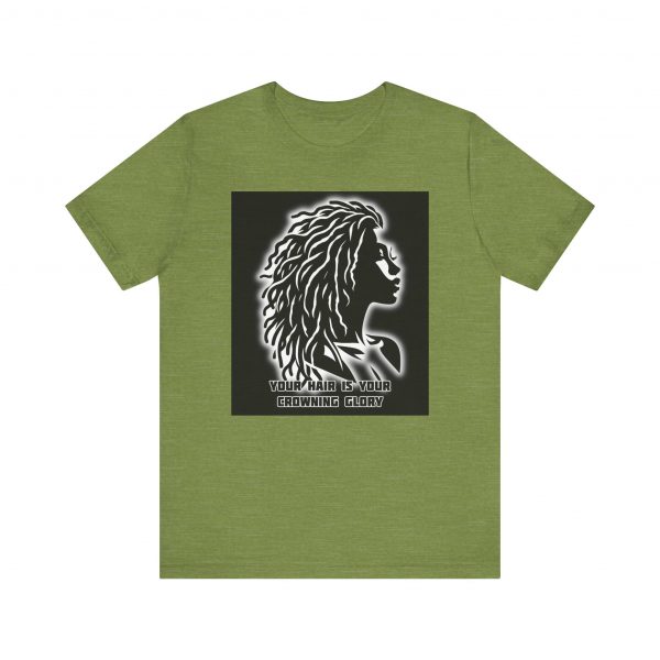 Your Hair is Your Crowning Glory T-Shirt - Locs Design - Image 9