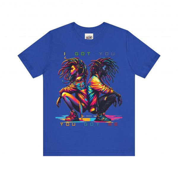 Vibrant Unity Locs T-Shirt – "I Got You, You Got Me" - Image 53
