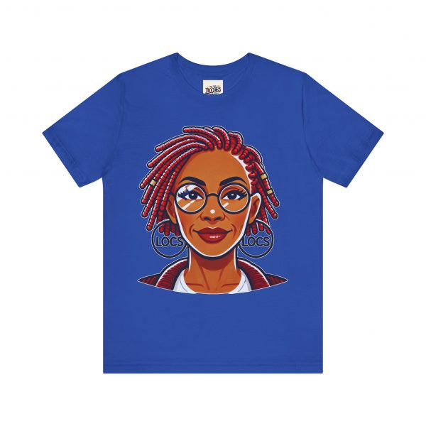 Empowering Woman with Locs White T-Shirt - Black Girl Art Tee, Afrocentric Fashion - Image 53