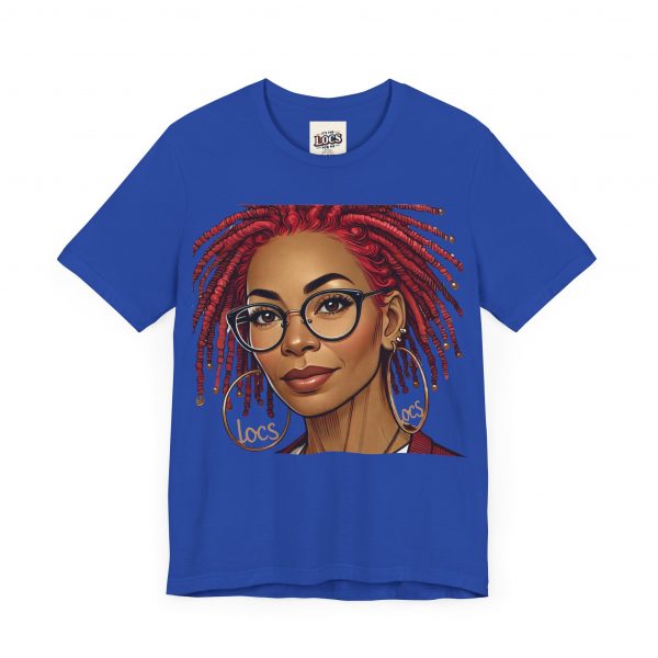 Empowering Woman with Locs White T-Shirt - Black Girl Art Tee, Afrocentric Fashion - Image 55