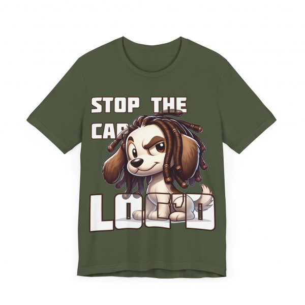 Stop the Cap Dreadlock Dog Graphic Tee - Unisex Humor and Style - Image 67