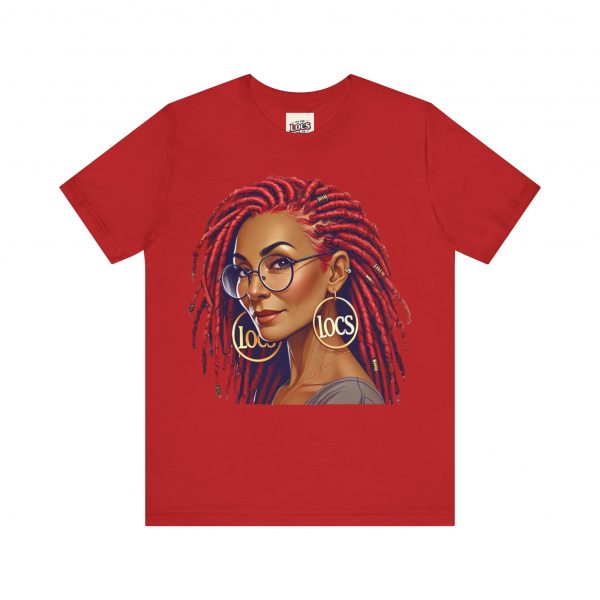 Empowering Woman with Locs White T-Shirt - Black Girl Art Tee, Afrocentric Fashion - Image 69