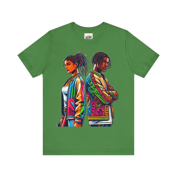 Vibrant Duo Locs T-Shirt – Bold and Beautiful - Image 33