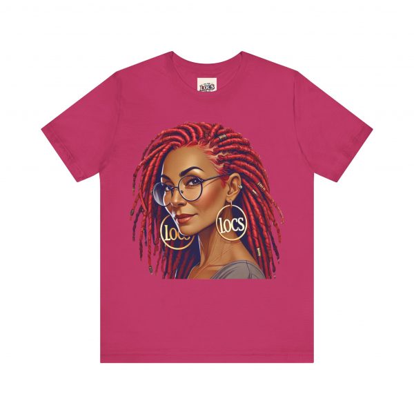 Empowering Woman with Locs White T-Shirt - Black Girl Art Tee, Afrocentric Fashion - Image 61