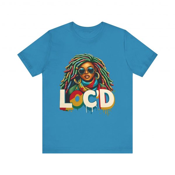 Colorful Loc'd girl T-Shirt - Image 53