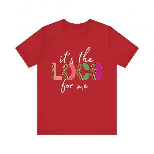 Copy of Stylish "It's the LOCS for Me" T-Shirt with Colorful Leopard Print and Hair Length Levels on Back - Image 25