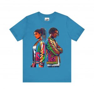 Vibrant Duo Locs T-Shirt – Bold and Beautiful