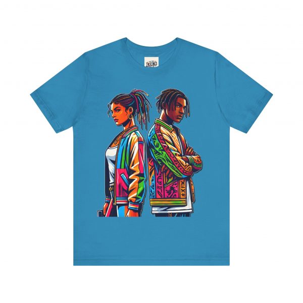 Vibrant Duo Locs T-Shirt – Bold and Beautiful