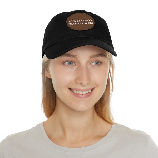 Pink Cap with Round Patch | Locs of Wisdom | Crowns of Glory | Inspirational Design - Image 44