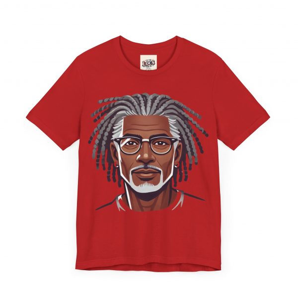 Stylish Elder with Locs T-Shirt - Image 47