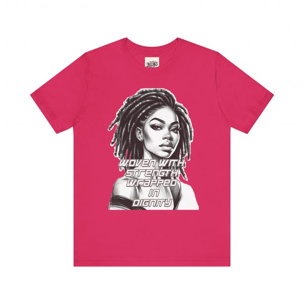 Dignity & Strength Locs Tee - Emblem of Empowerment - Image 45