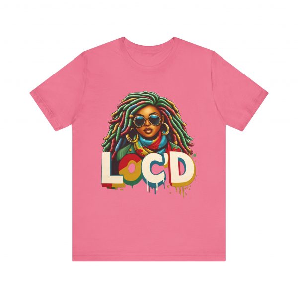 Colorful Loc'd girl T-Shirt - Image 61