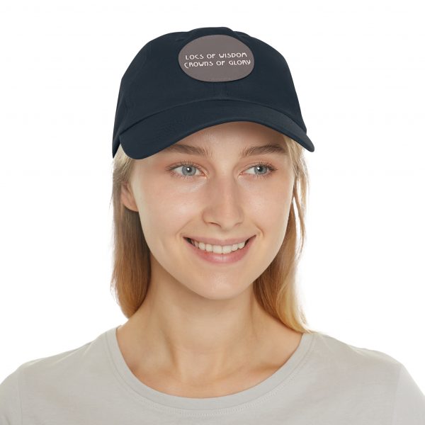 Pink Cap with Round Patch | Locs of Wisdom | Crowns of Glory | Inspirational Design - Image 56