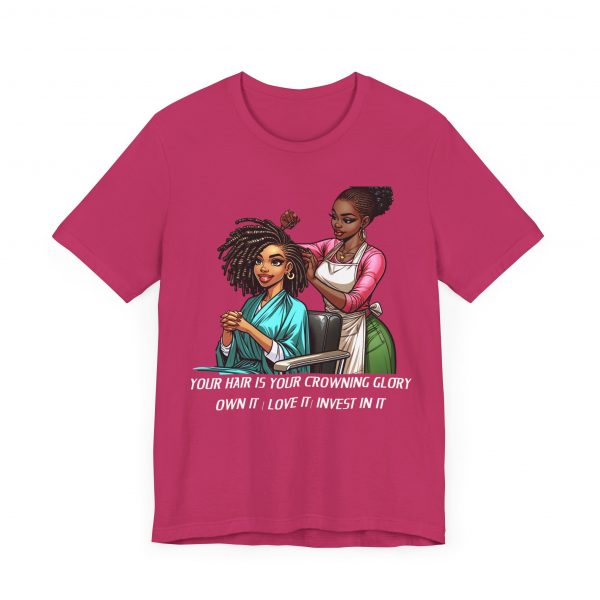 Empowerment Chic Tee: 'Your Hair Is Your Crowning Glory - Image 11