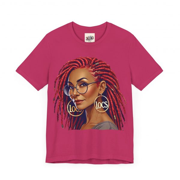 Empowering Woman with Locs White T-Shirt - Black Girl Art Tee, Afrocentric Fashion - Image 63