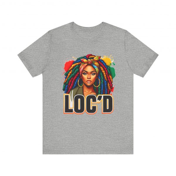Colorful Loc'd girl splash T-Shirt - Image 57