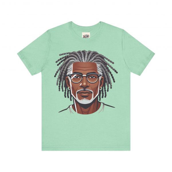 Stylish Elder with Locs T-Shirt - Image 25