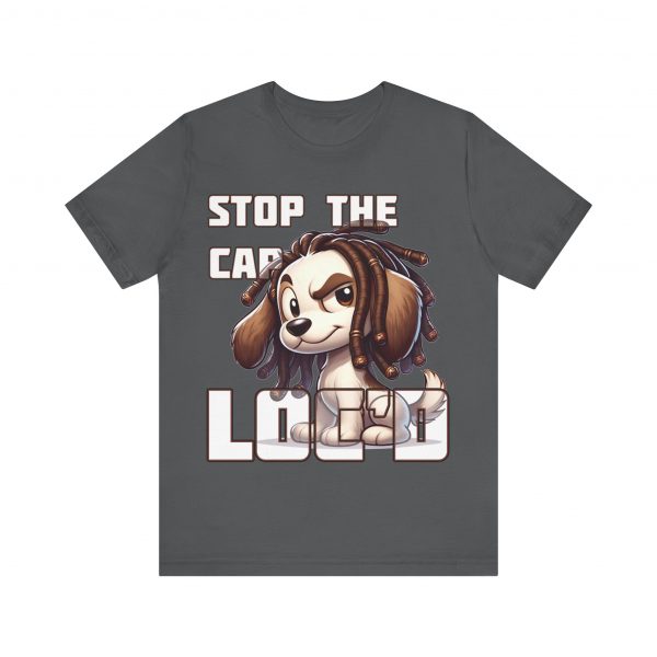 Stop the Cap Dreadlock Dog Graphic Tee - Unisex Humor and Style