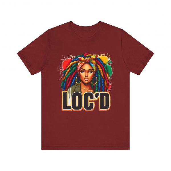Colorful Loc'd girl splash T-Shirt - Image 45