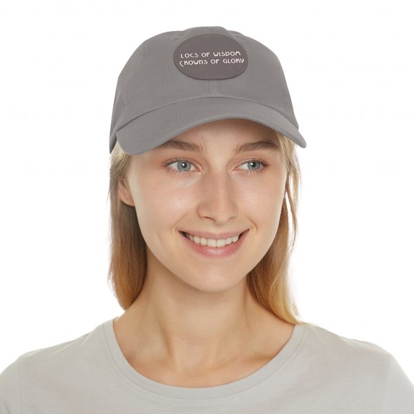 Pink Cap with Round Patch | Locs of Wisdom | Crowns of Glory | Inspirational Design - Image 88
