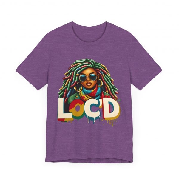 Colorful Loc'd girl T-Shirt - Image 43